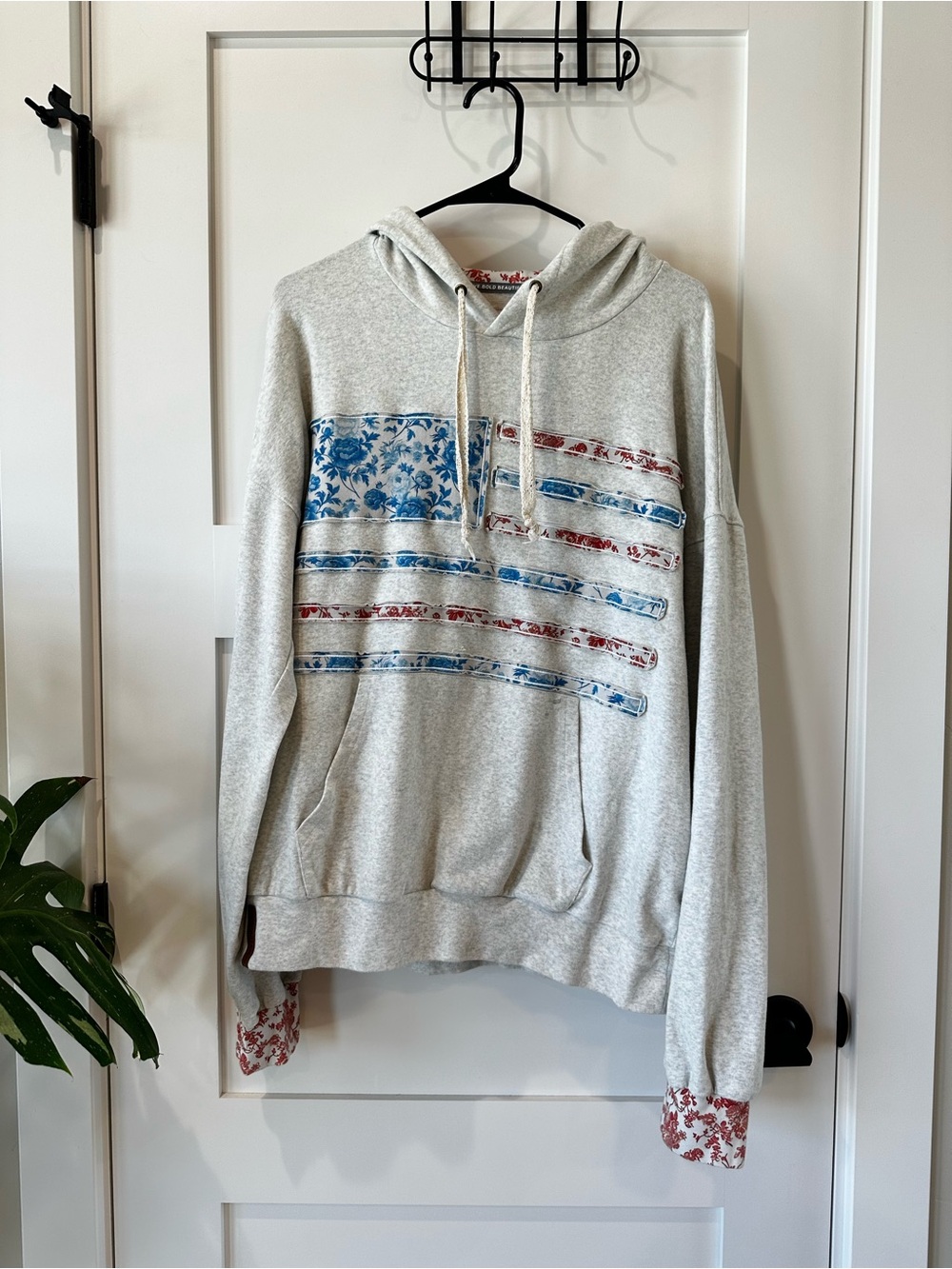 Ampersand Avenue Quilted Flag Sweatshirt